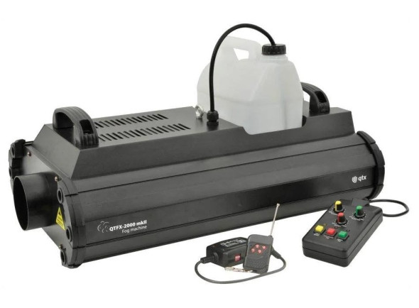 Máquina de Fumos 2000W DMX com Comando QTX Máquina de Fumos 2000W DMX com Comando QTX